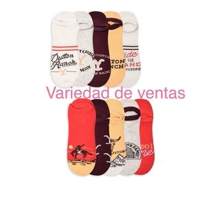 COPY - Yellowstone Womens Graphic Super No Show Socks, 10-Pack, Sizes 4-10